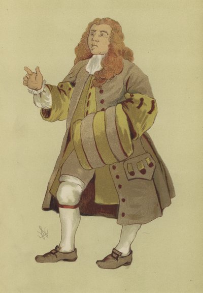 Costume masculin du règne de George II, 1730 - William after Hogarth